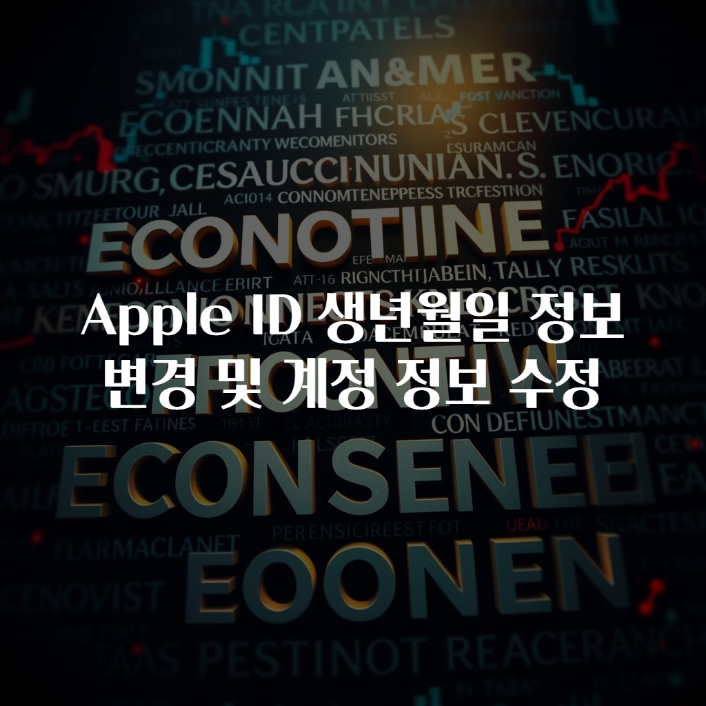 Apple ID 생년월일 정보 변경 및 계정 정보 수정