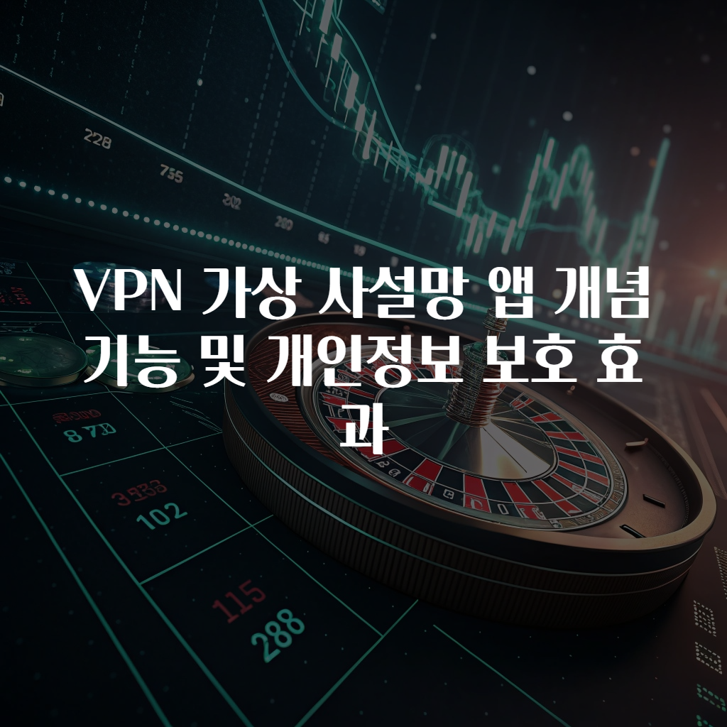 VPN 가상 사설망 앱 개념 기능 및 개인정보 보호 효과