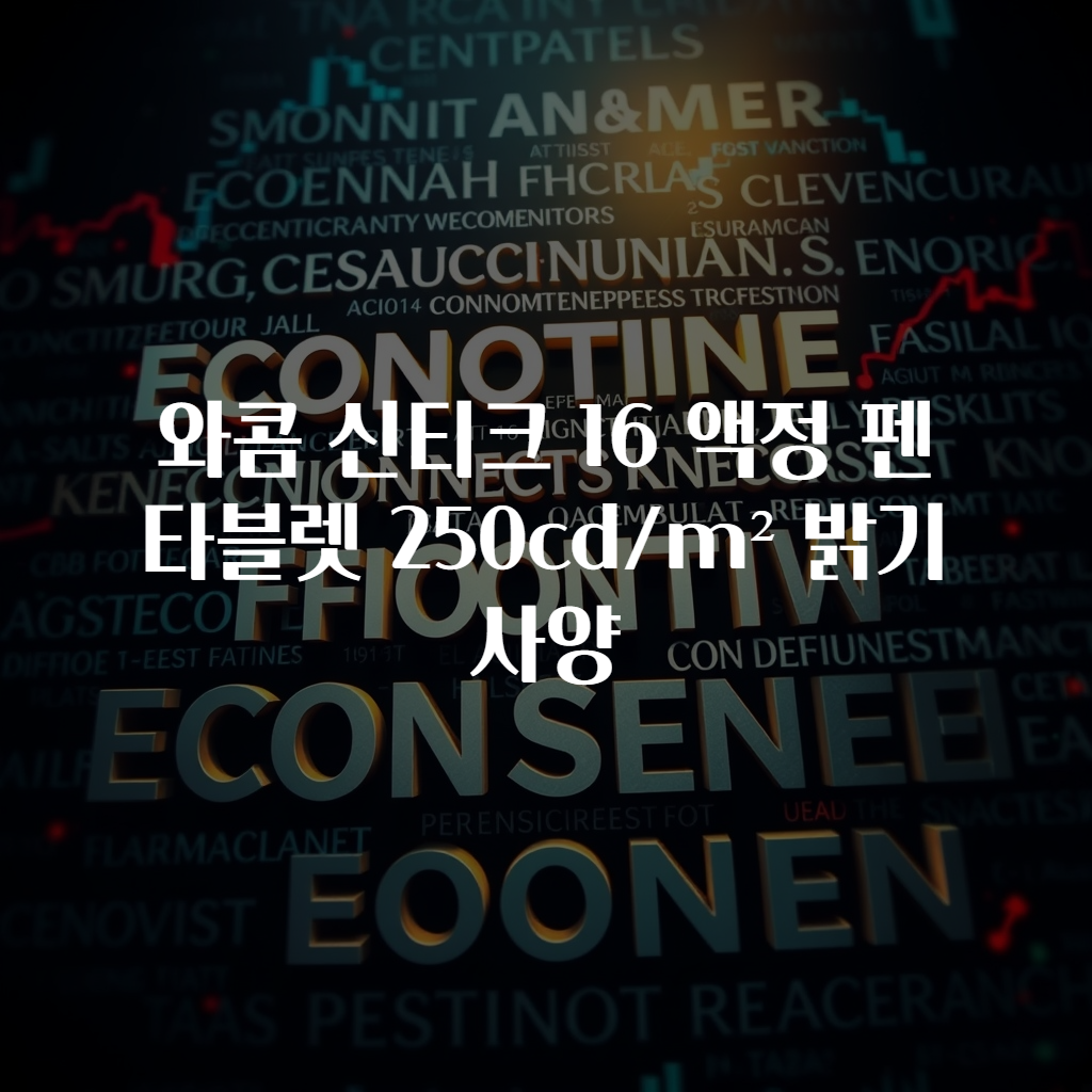 와콤 신티크 16 액정 펜 타블렛 250cd/m² 밝기 사양