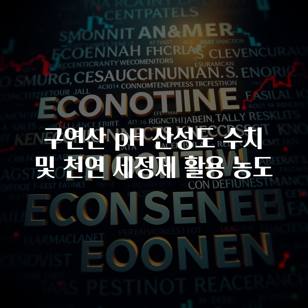 구연산 pH 산성도 수치 및 천연 세정제 활용 농도