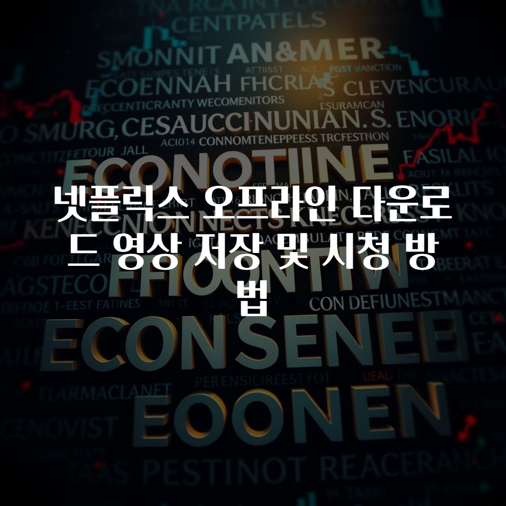 넷플릭스 오프라인 다운로드 영상 저장 및 시청 방법