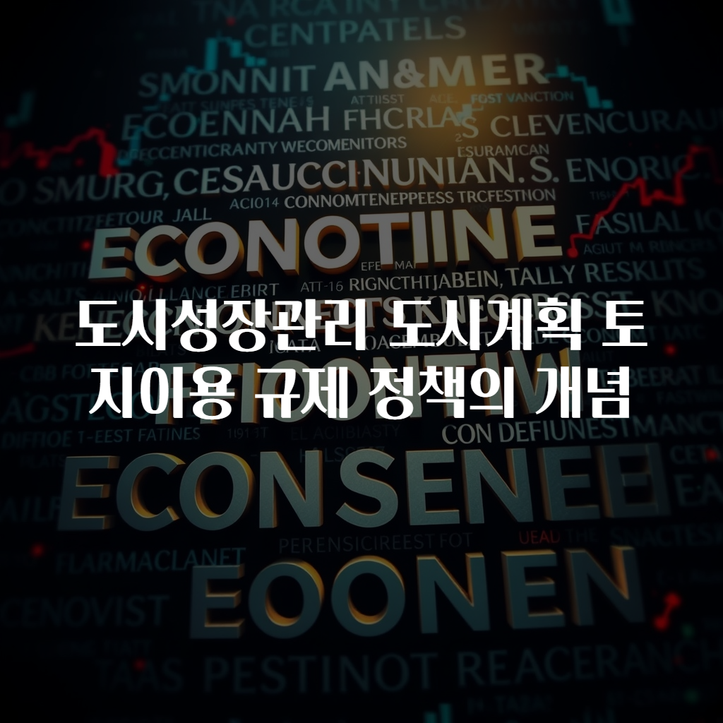 도시성장관리 도시계획 토지이용 규제 정책의 개념