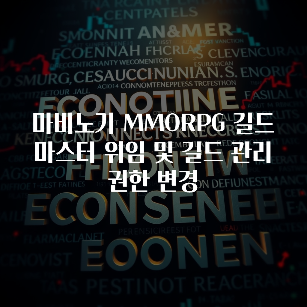 마비노기 MMORPG 길드마스터 위임 및 길드 관리 권한 변경