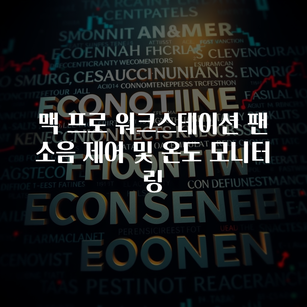 맥 프로 워크스테이션 팬 소음 제어 및 온도 모니터링