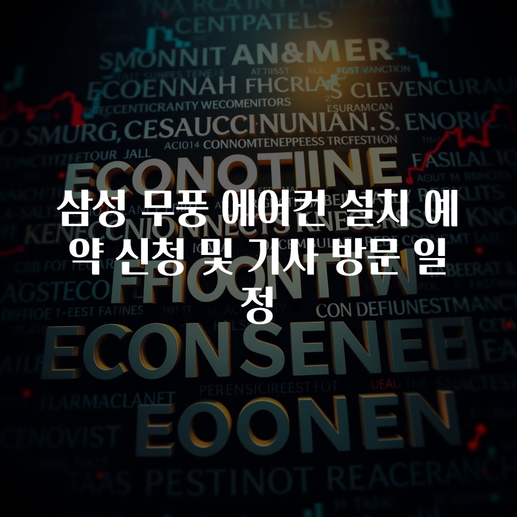 삼성 무풍 에어컨 설치 예약 신청 및 기사 방문 일정