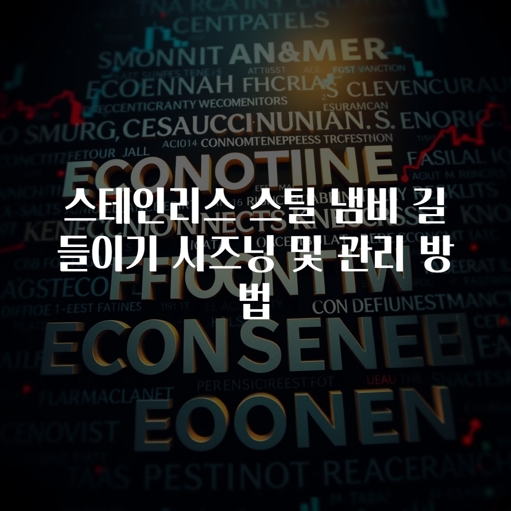 스테인리스 스틸 냄비 길들이기 시즈닝 및 관리 방법
