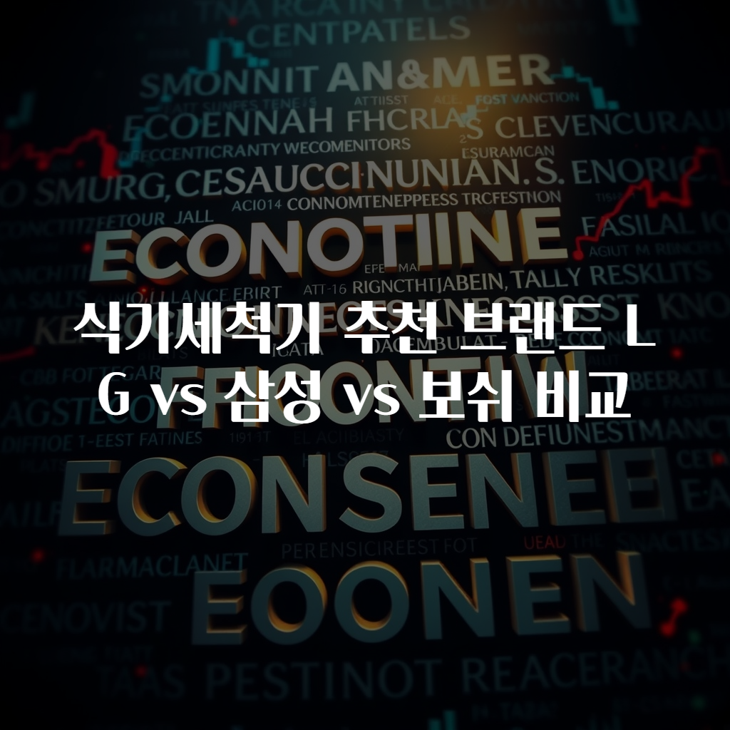 식기세척기 추천 브랜드 LG vs 삼성 vs 보쉬 비교
