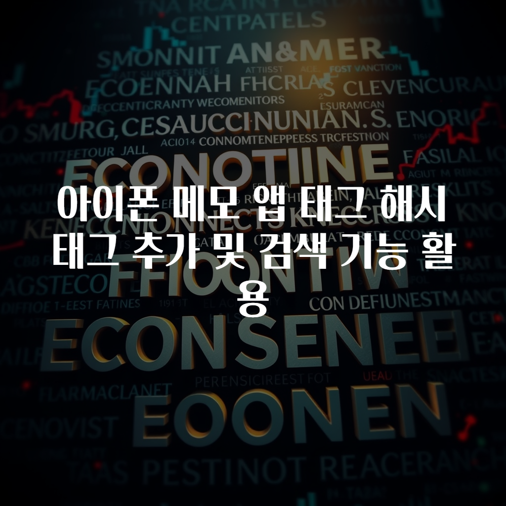 아이폰 메모 앱 태그 해시태그 추가 및 검색 기능 활용