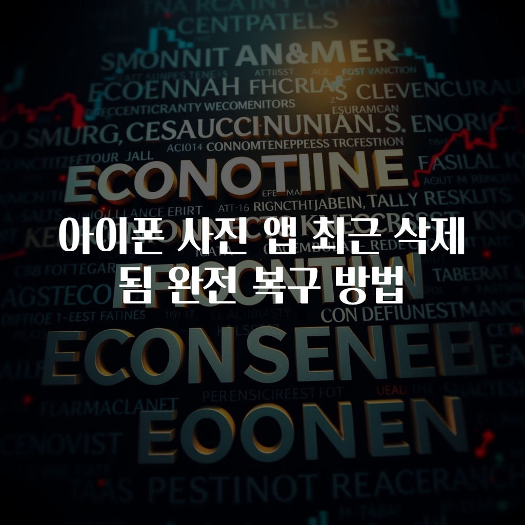 아이폰 사진 앱 최근 삭제됨 완전 복구 방법