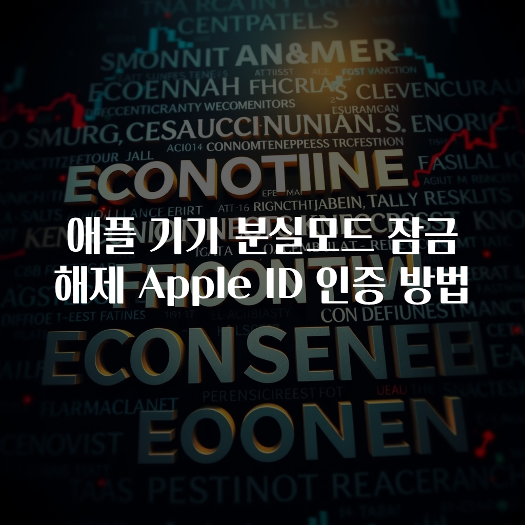 애플 기기 분실모드 잠금 해제 Apple ID 인증 방법