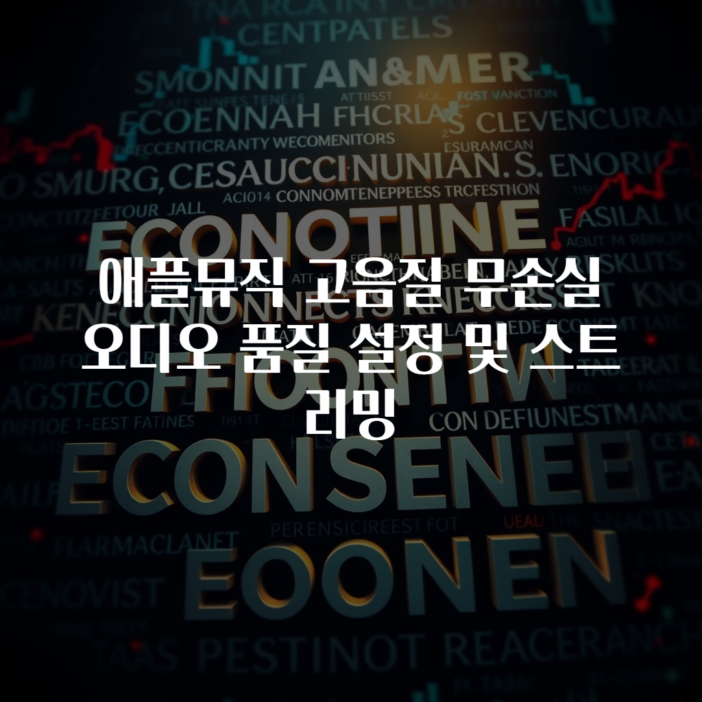 애플뮤직 고음질 무손실 오디오 품질 설정 및 스트리밍