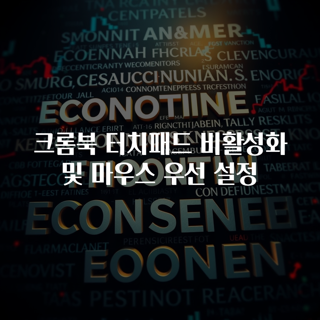 크롬북 터치패드 비활성화 및 마우스 우선 설정