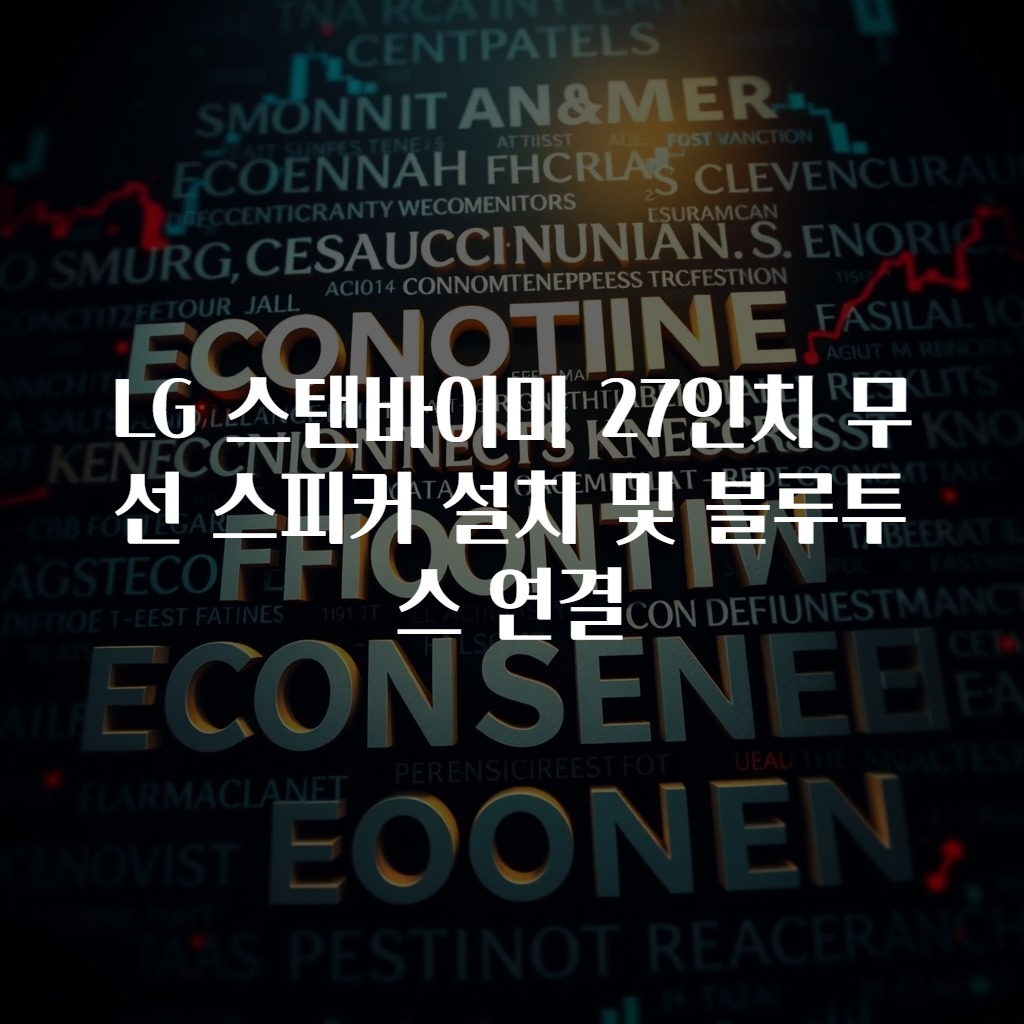 LG 스탠바이미 27인치 무선 스피커 설치 및 블루투스 연결