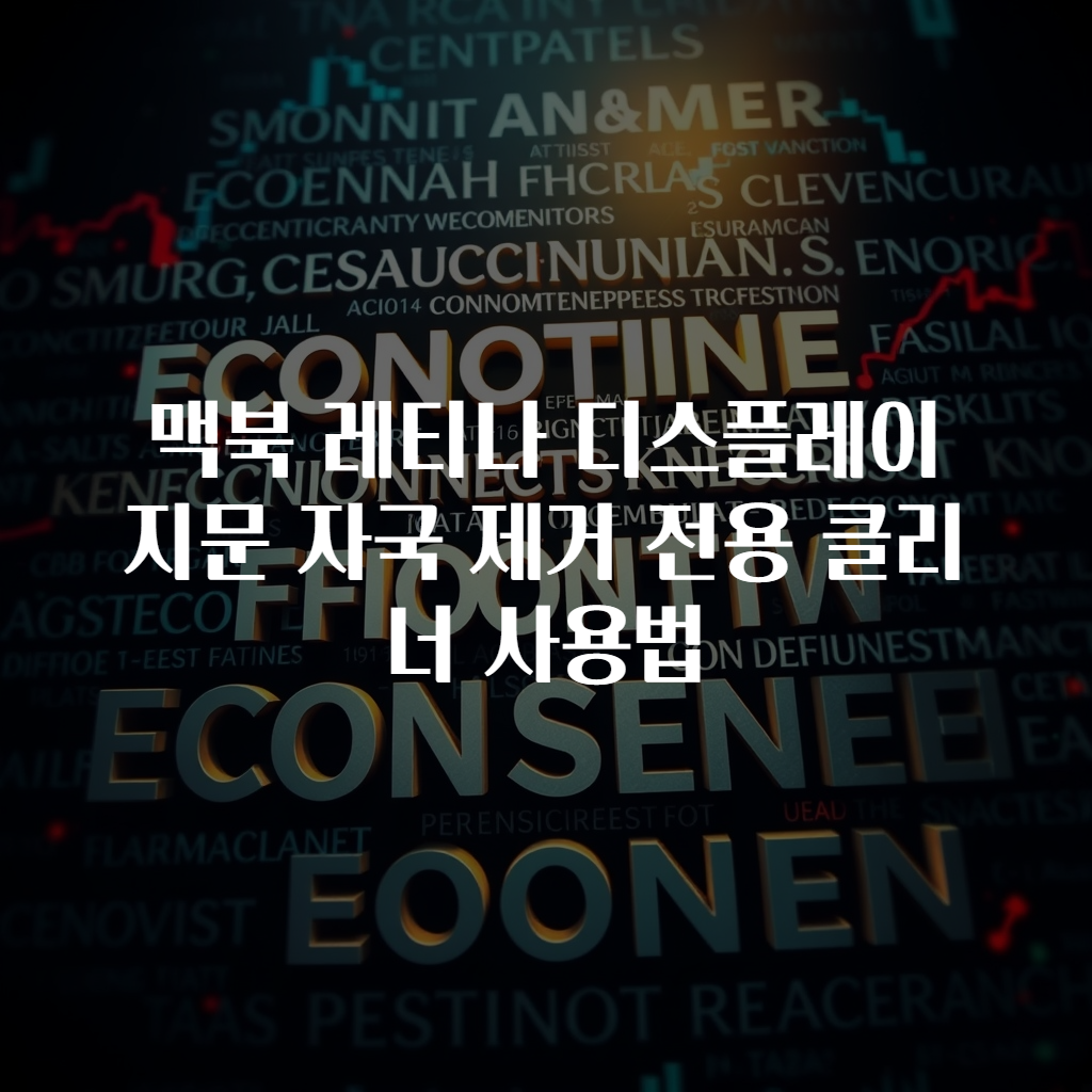 맥북 레티나 디스플레이 지문 자국 제거 전용 클리너 사용법