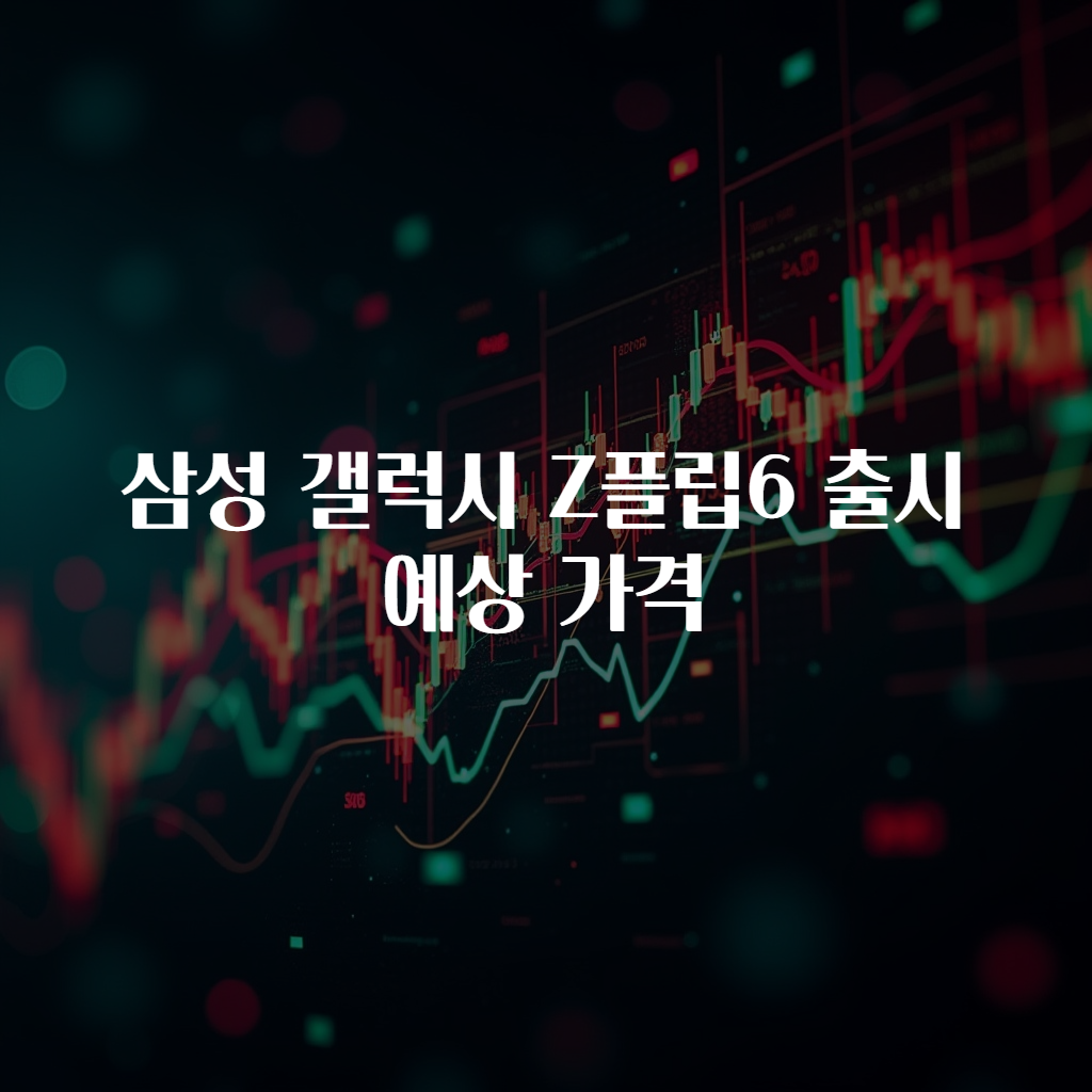 삼성 갤럭시 Z플립6 출시 예상 가격