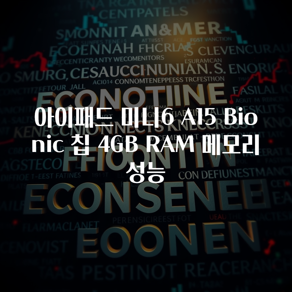 아이패드 미니6 A15 Bionic 칩 4GB RAM 메모리 성능