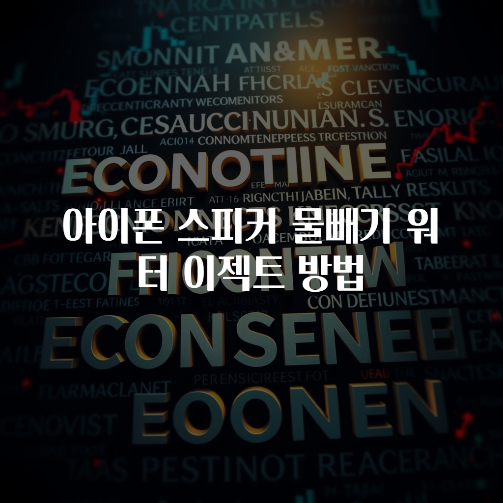 아이폰 스피커 물빼기 워터 이젝트 방법