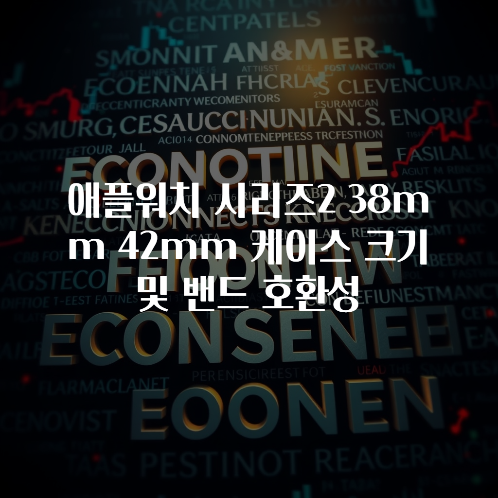 애플워치 시리즈2 38mm 42mm 케이스 크기 및 밴드 호환성