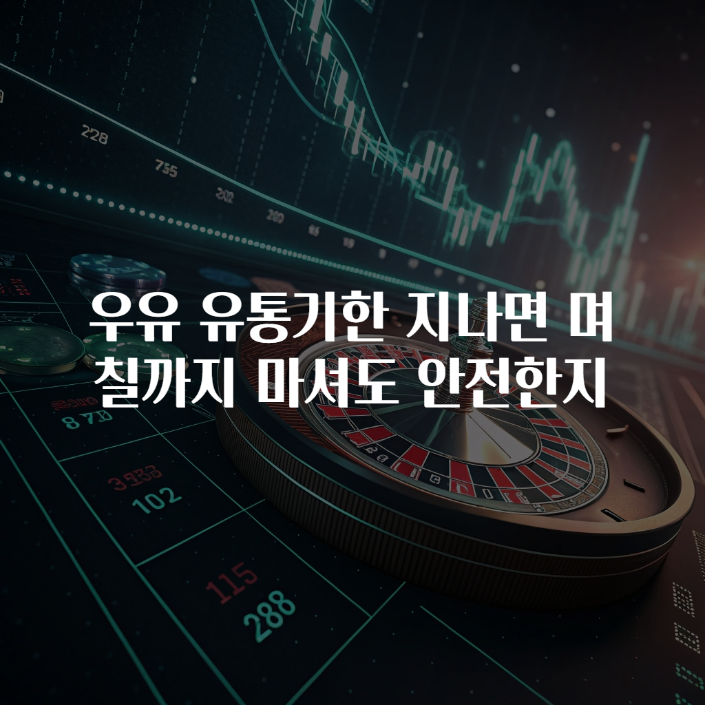 우유 유통기한 지나면 며칠까지 마셔도 안전한지