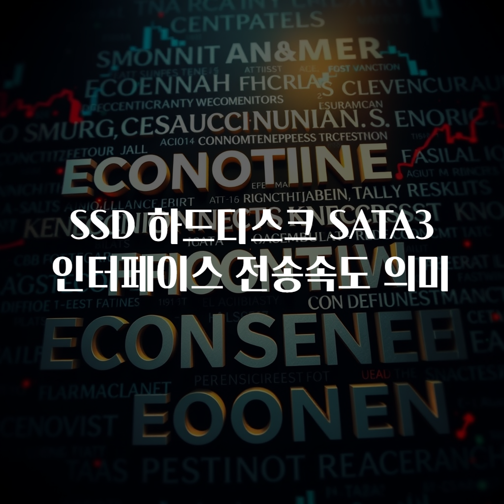 SSD 하드디스크 SATA3 인터페이스 전송속도 의미