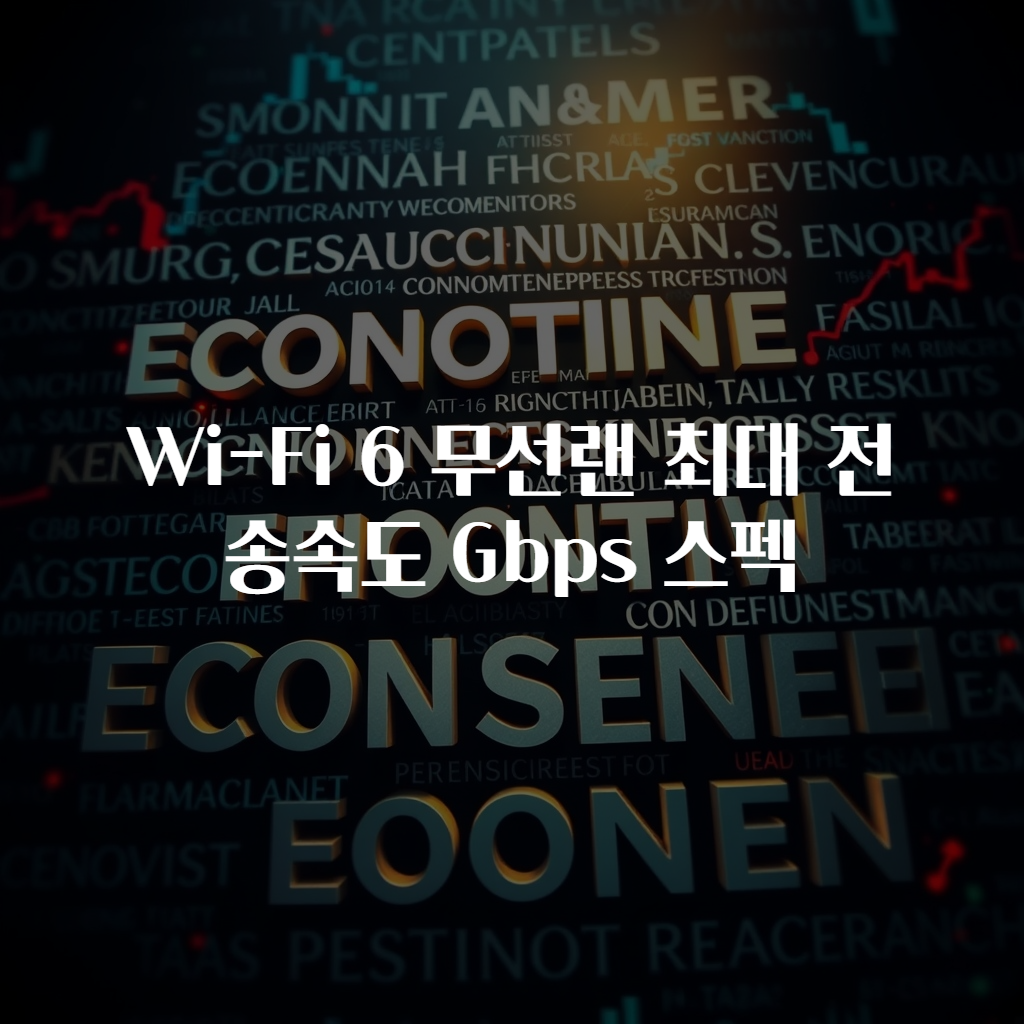 Wi-Fi 6 무선랜 최대 전송속도 Gbps 스펙