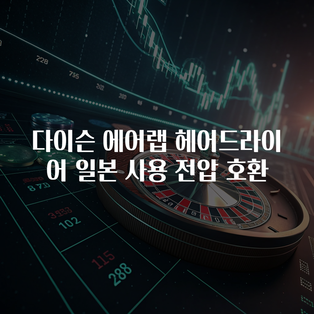 다이슨 에어랩 헤어드라이어 일본 사용 전압 호환