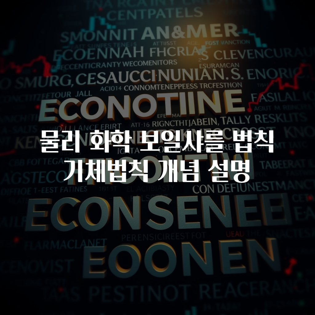 물리 화학 보일샤를 법칙 기체법칙 개념 설명