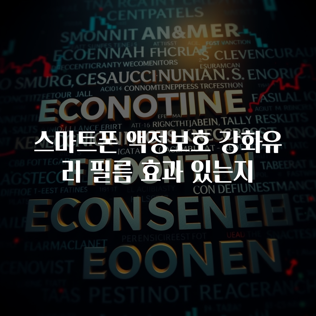 스마트폰 액정보호 강화유리 필름 효과 있는지