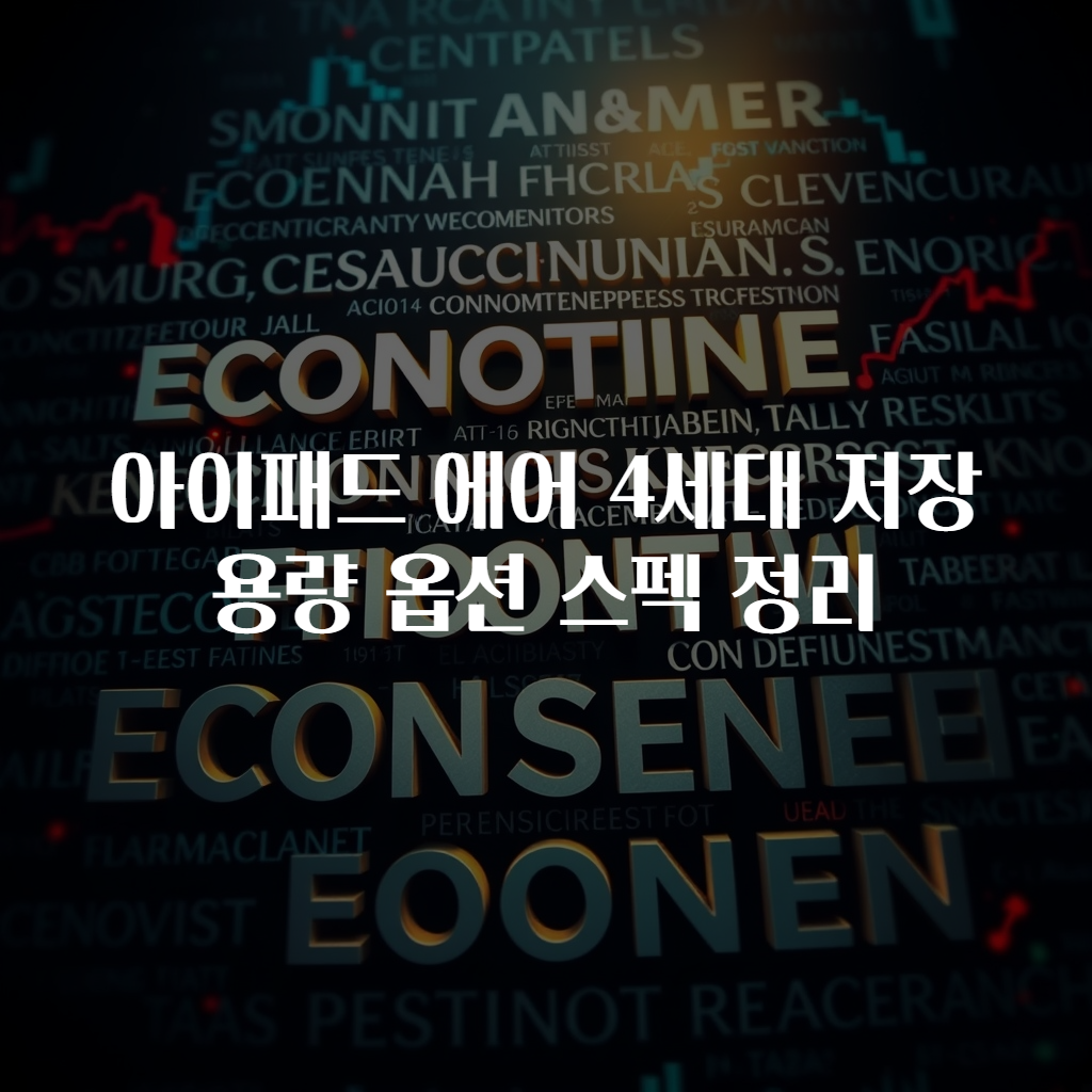 아이패드 에어 4세대 저장용량 옵션 스펙 정리