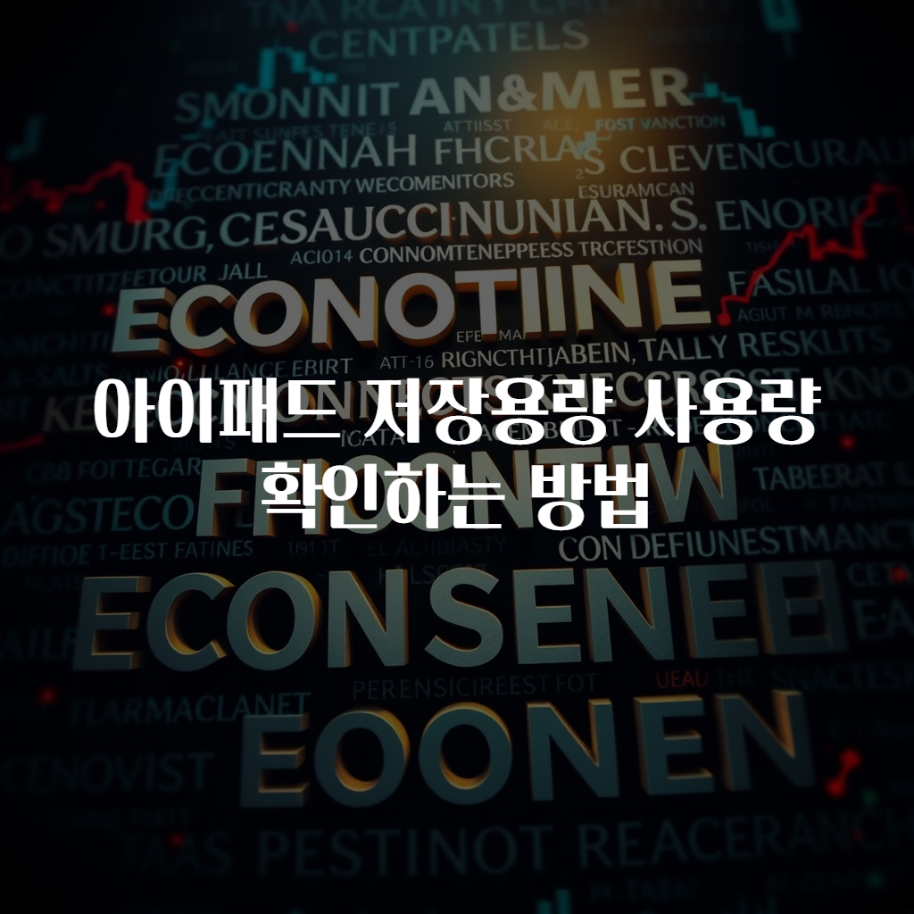 아이패드 저장용량 사용량 확인하는 방법