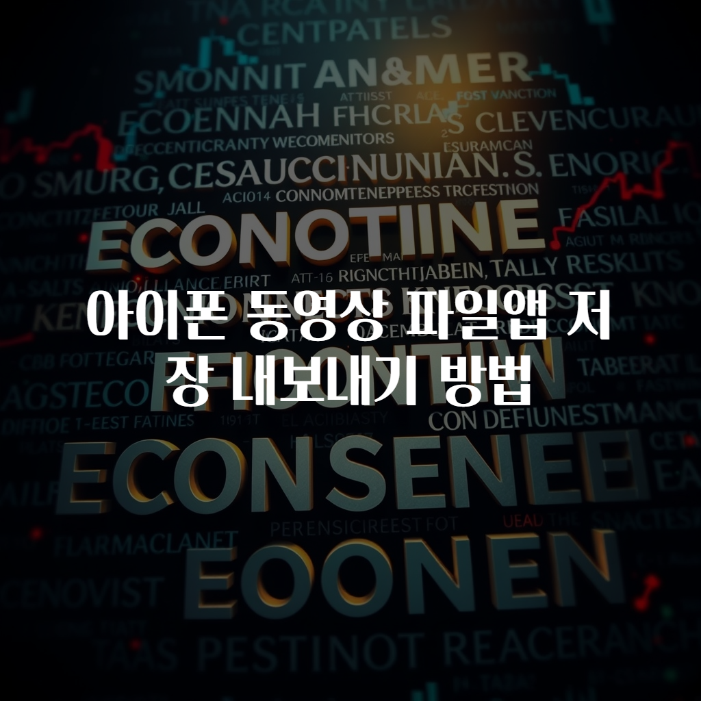 아이폰 동영상 파일앱 저장 내보내기 방법