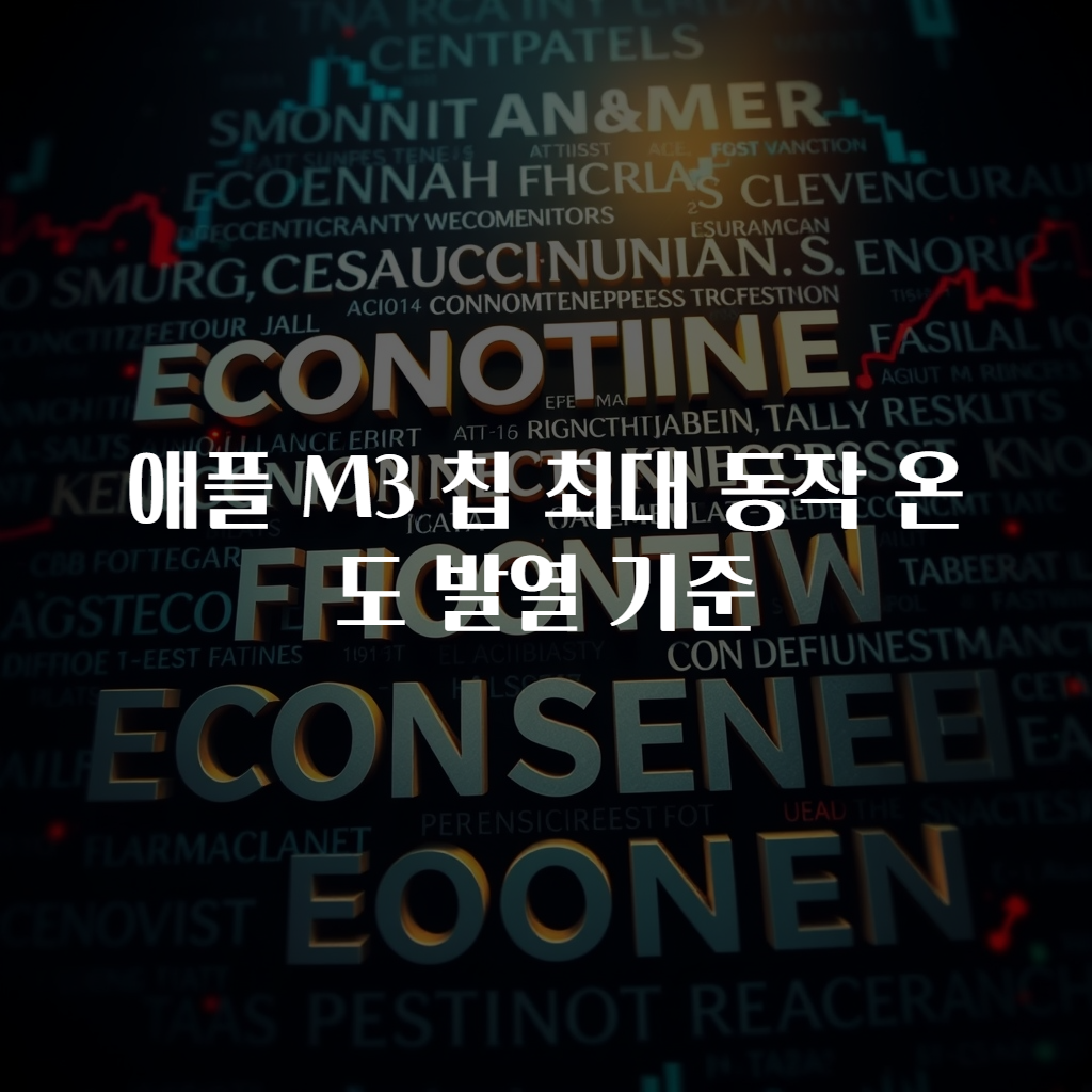 애플 M3 칩 최대 동작 온도 발열 기준