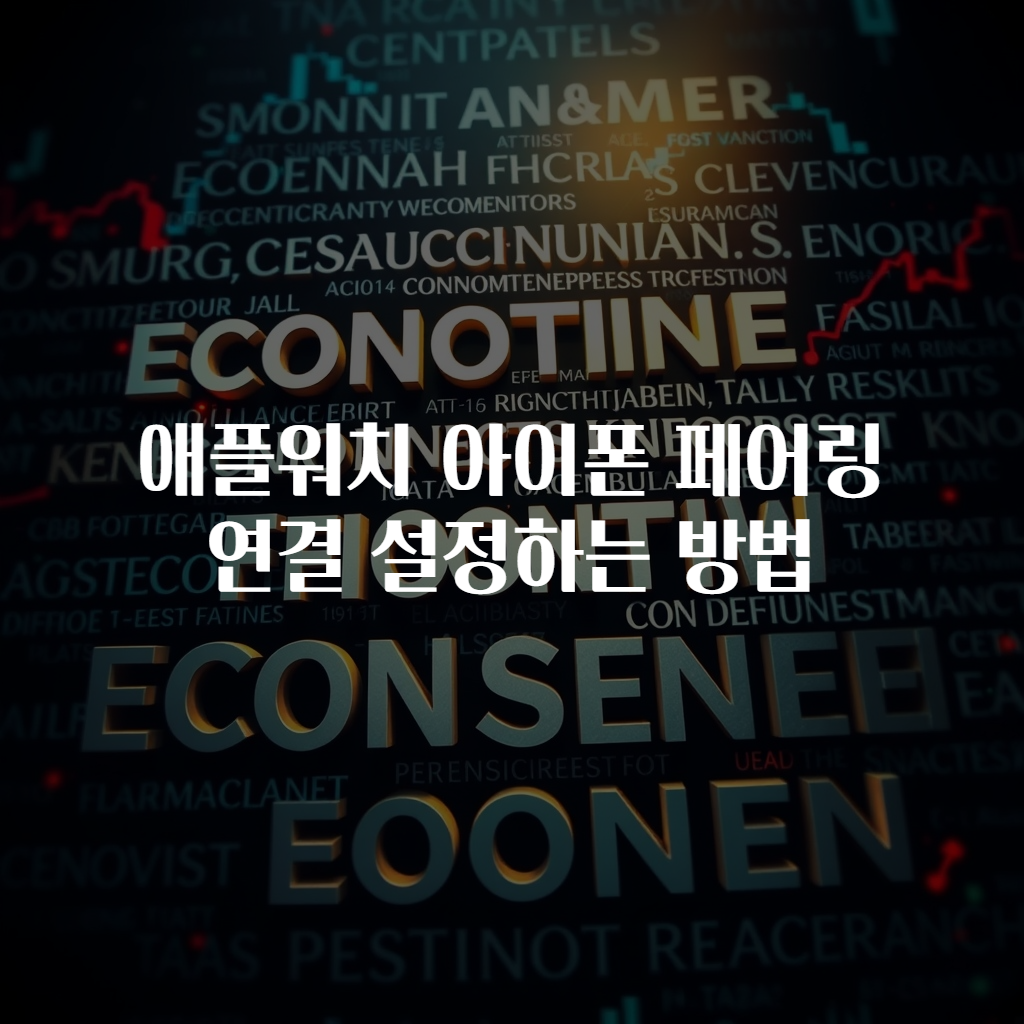 애플워치 아이폰 페어링 연결 설정하는 방법