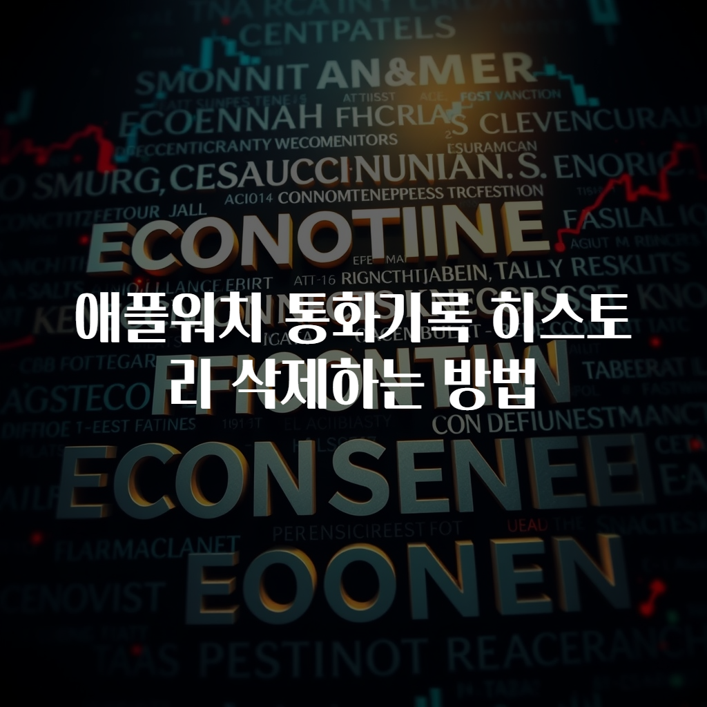 애플워치 통화기록 히스토리 삭제하는 방법