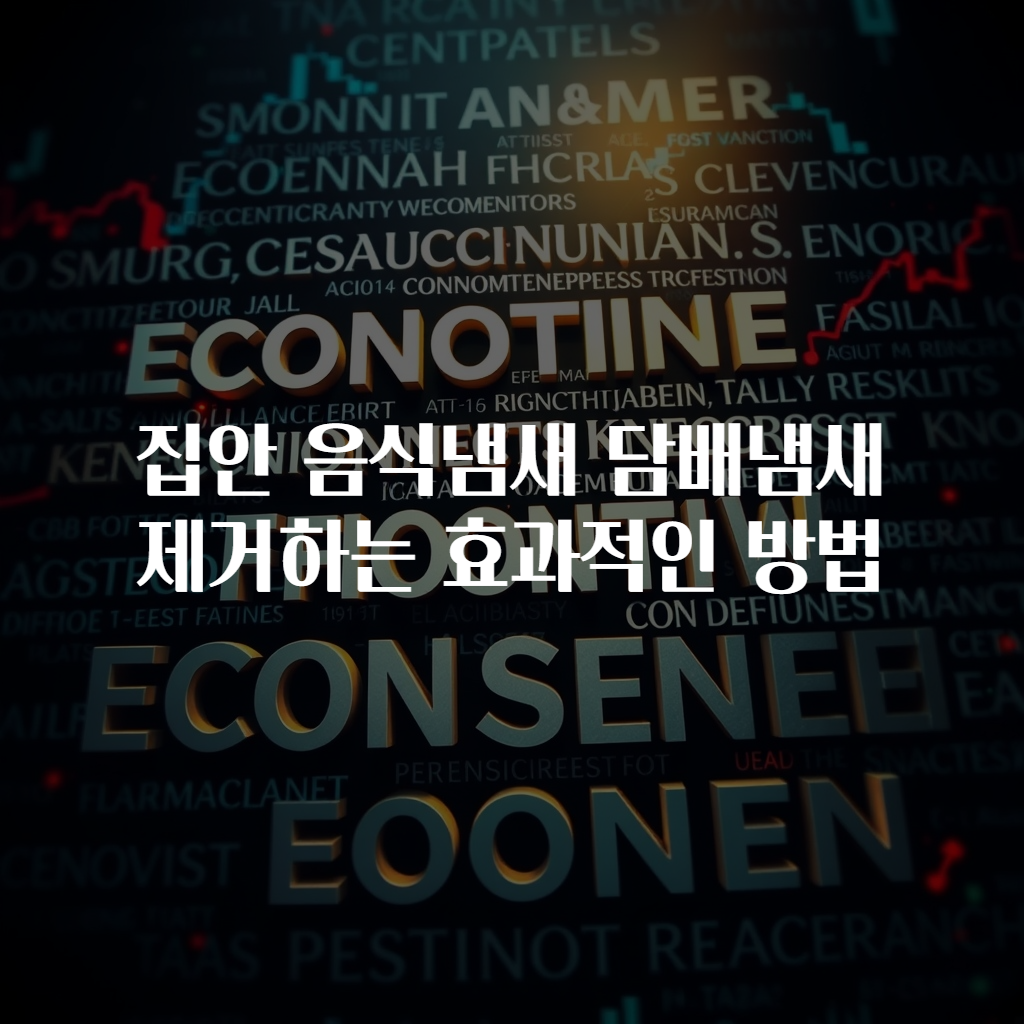 집안 음식냄새 담배냄새 제거하는 효과적인 방법