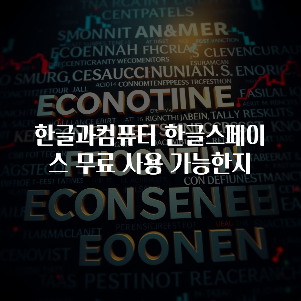 한글과컴퓨터 한글스페이스 무료 사용 가능한지