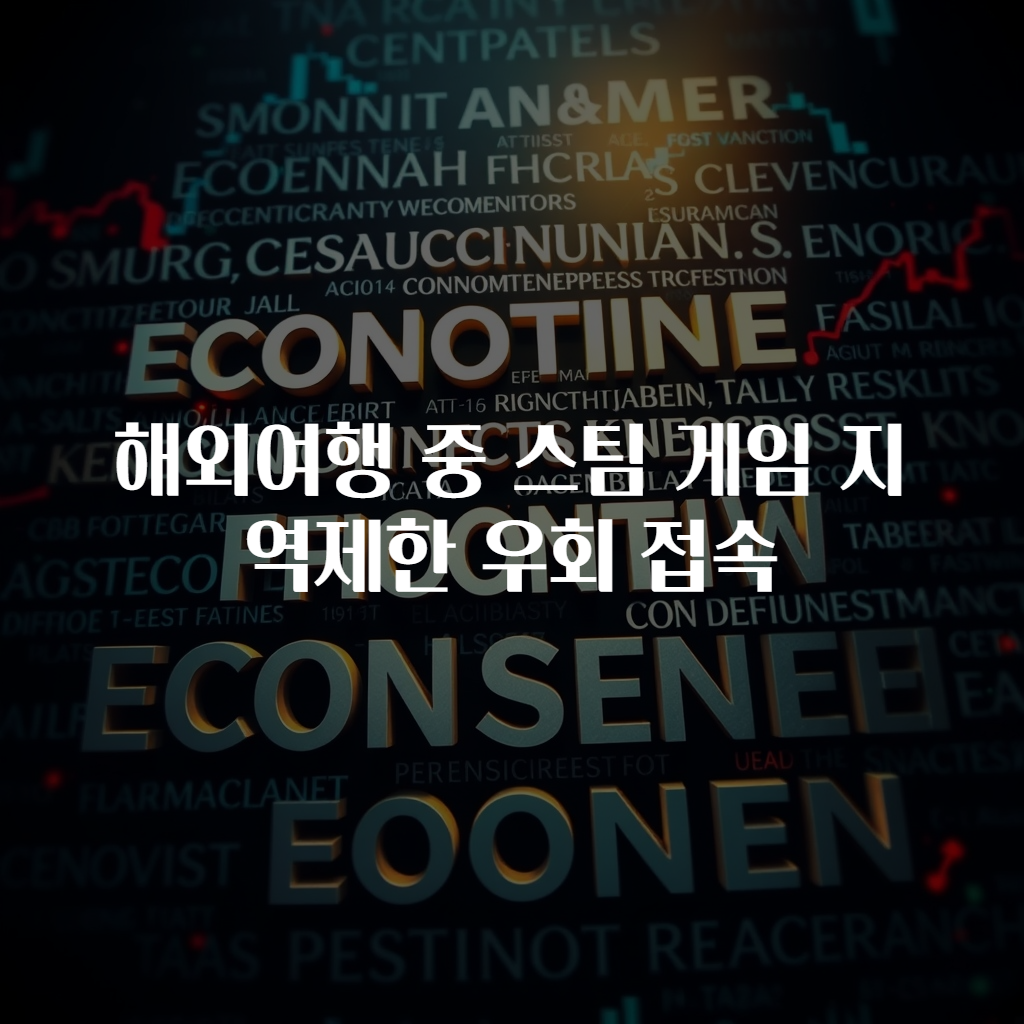 해외여행 중 스팀 게임 지역제한 우회 접속