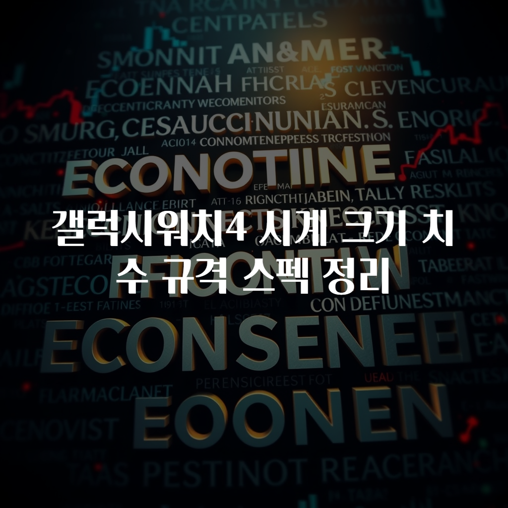 갤럭시워치4 시계 크기 치수 규격 스펙 정리