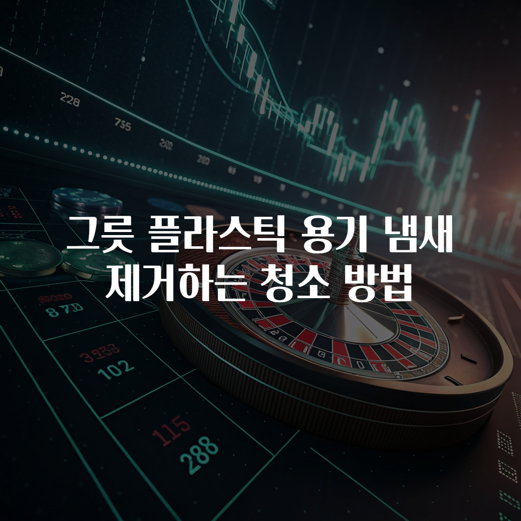 그릇 플라스틱 용기 냄새 제거하는 청소 방법