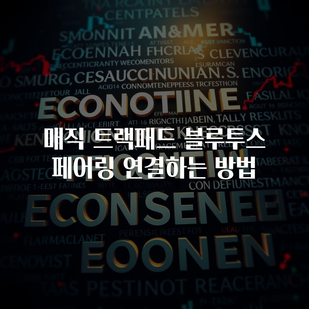 매직 트랙패드 블루투스 페어링 연결하는 방법