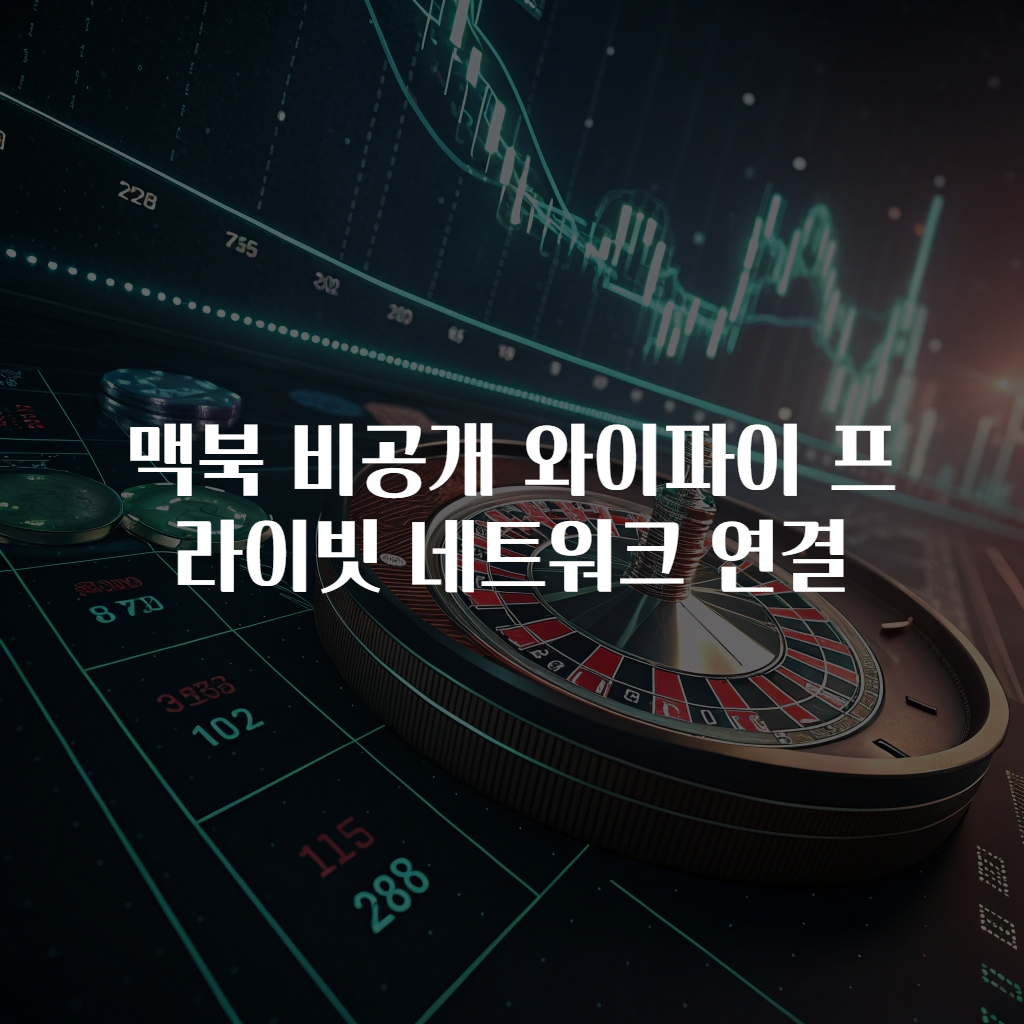 맥북 비공개 와이파이 프라이빗 네트워크 연결