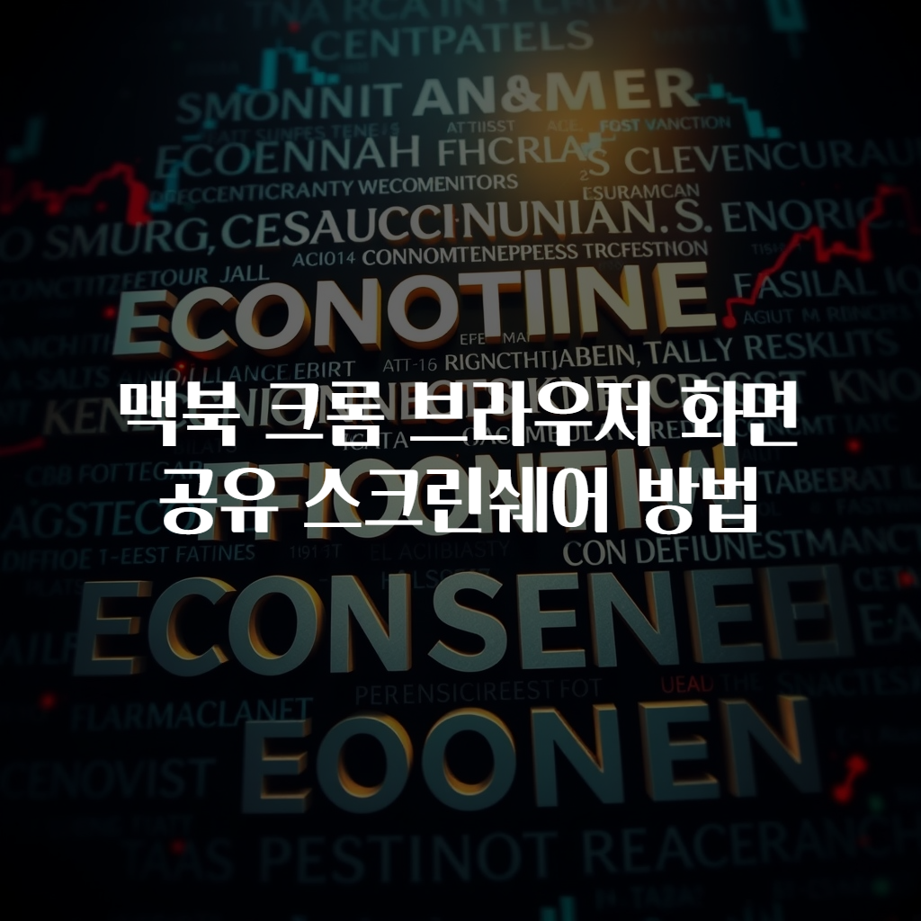 맥북 크롬 브라우저 화면공유 스크린쉐어 방법