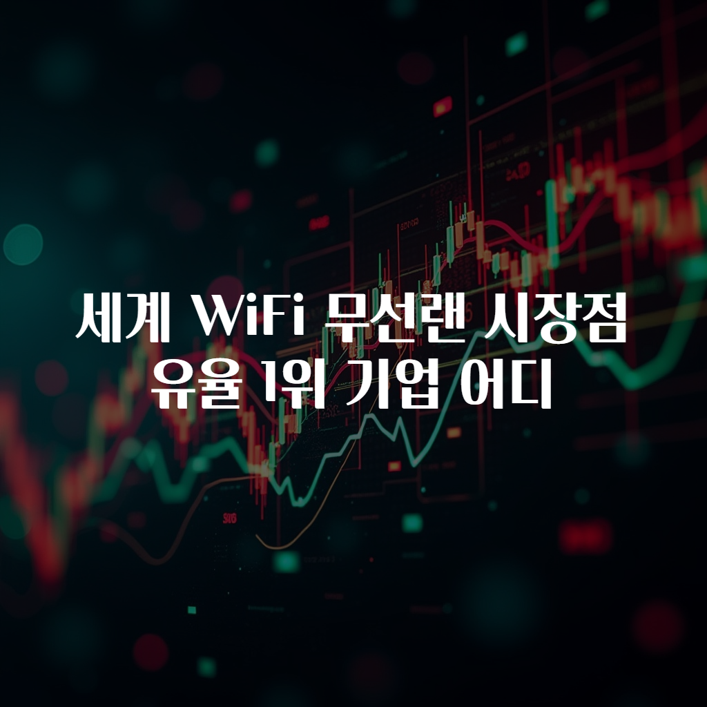 세계 WiFi 무선랜 시장점유율 1위 기업 어디