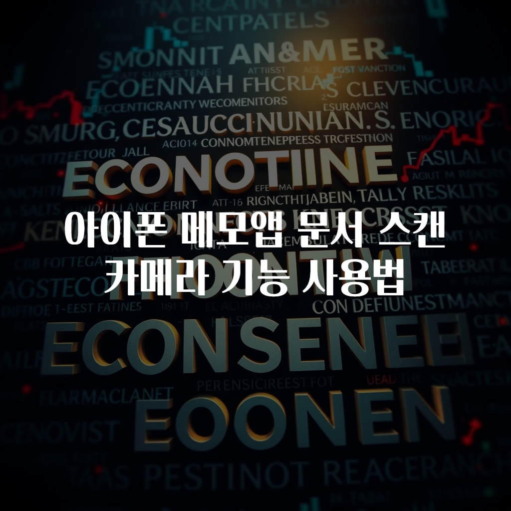 아이폰 메모앱 문서 스캔 카메라 기능 사용법