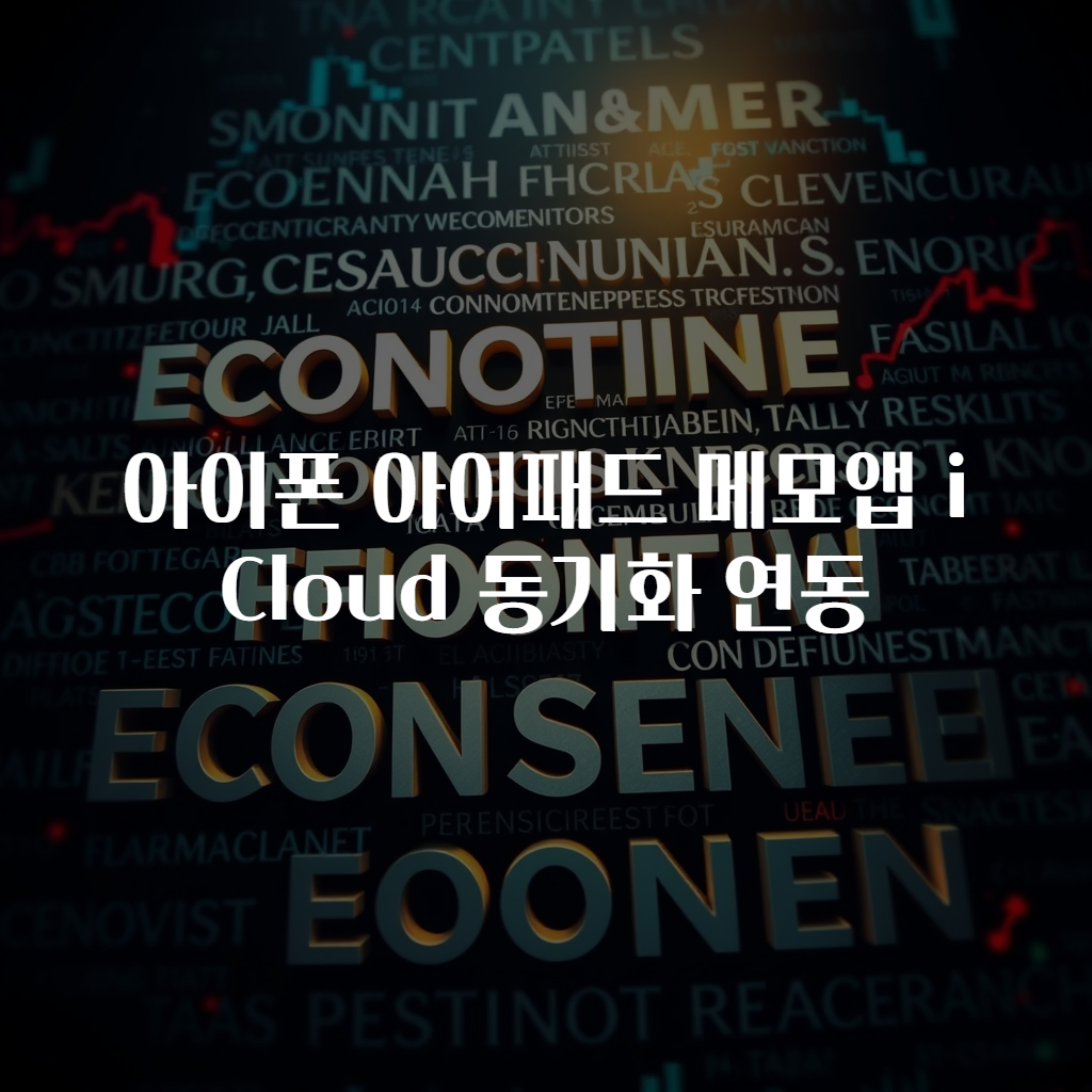 아이폰 아이패드 메모앱 iCloud 동기화 연동