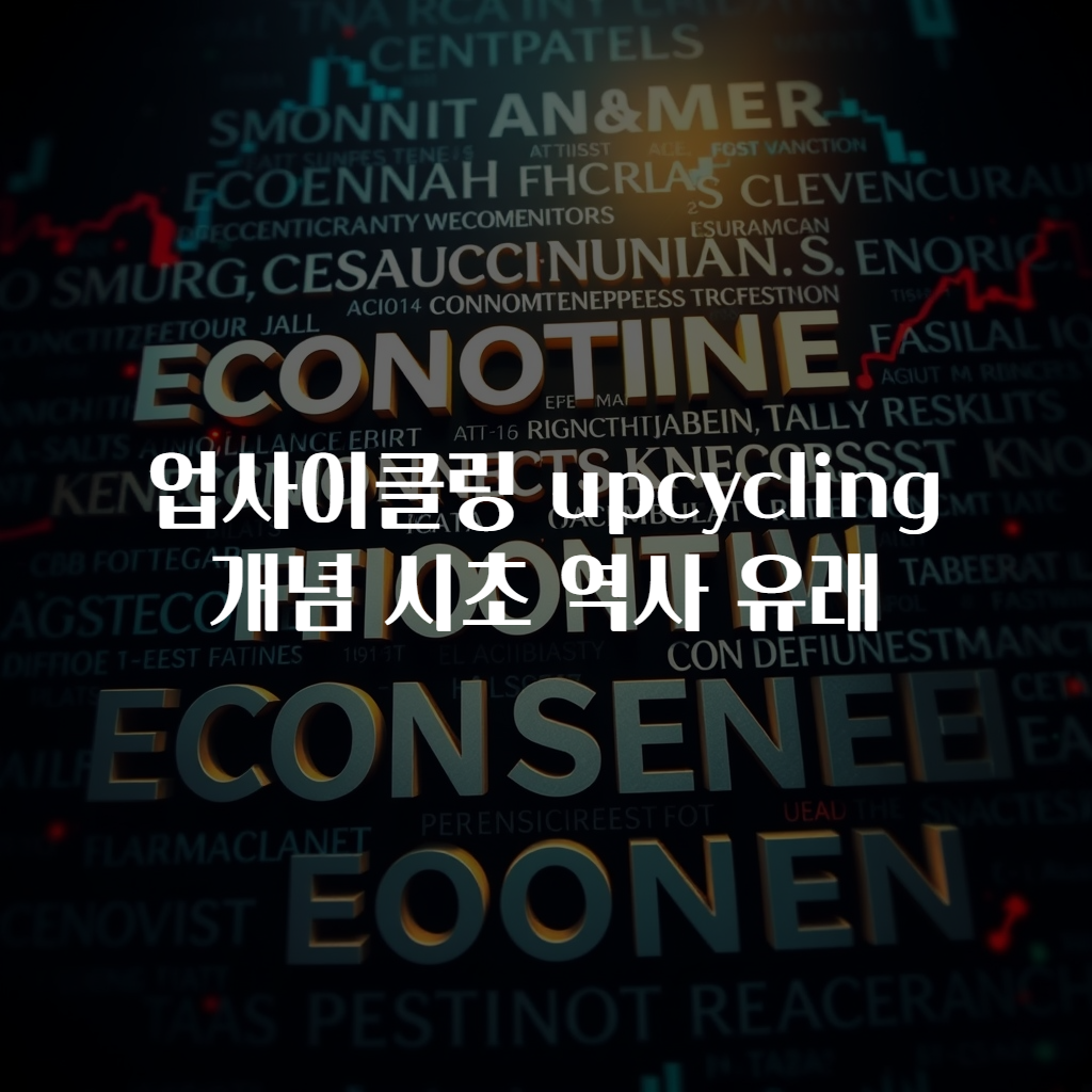 업사이클링 upcycling 개념 시초 역사 유래