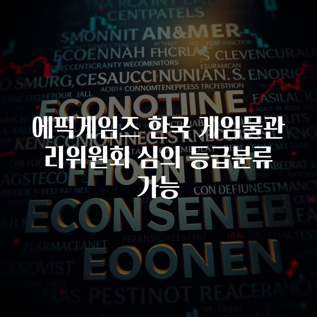 에픽게임즈 한국 게임물관리위원회 심의 등급분류 가능