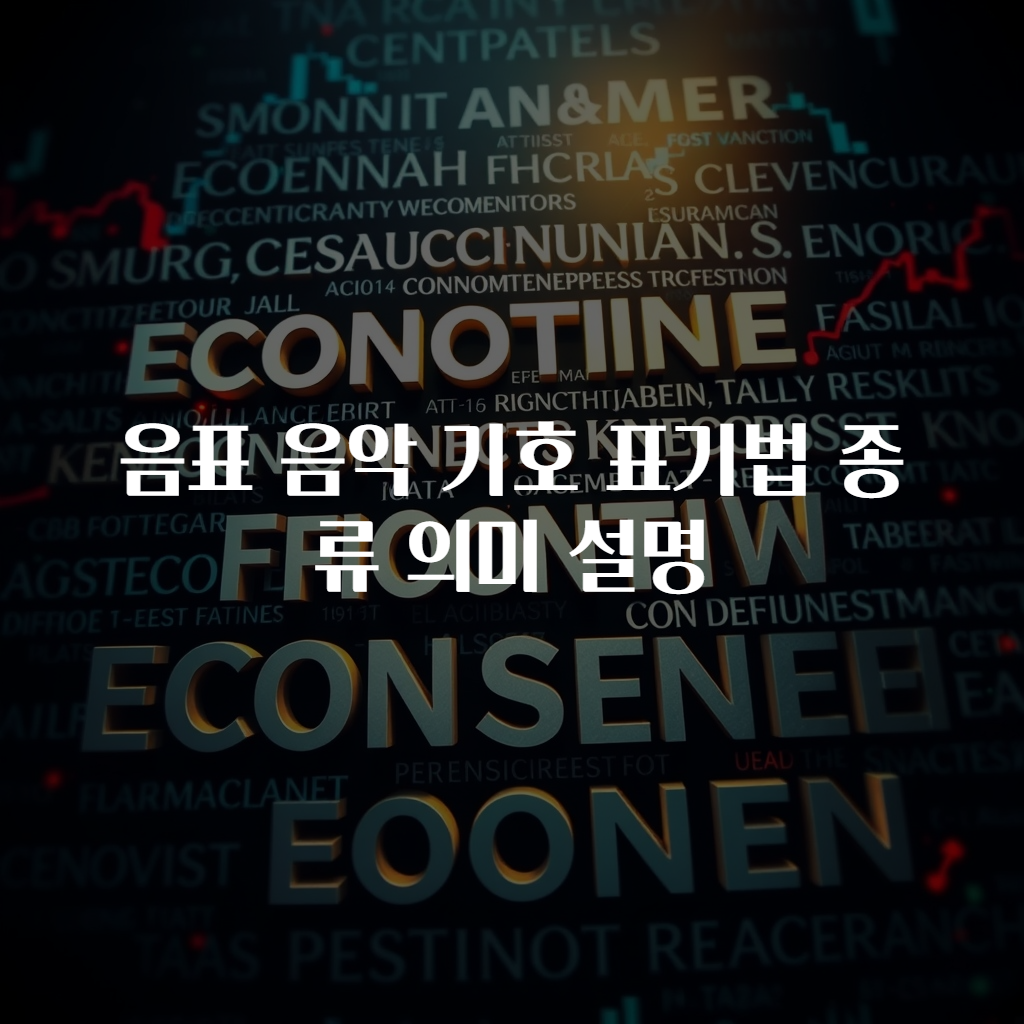 음표 음악 기호 표기법 종류 의미 설명