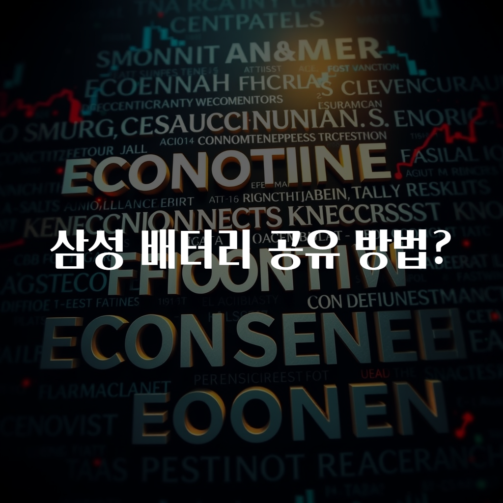 삼성 배터리 공유 방법?