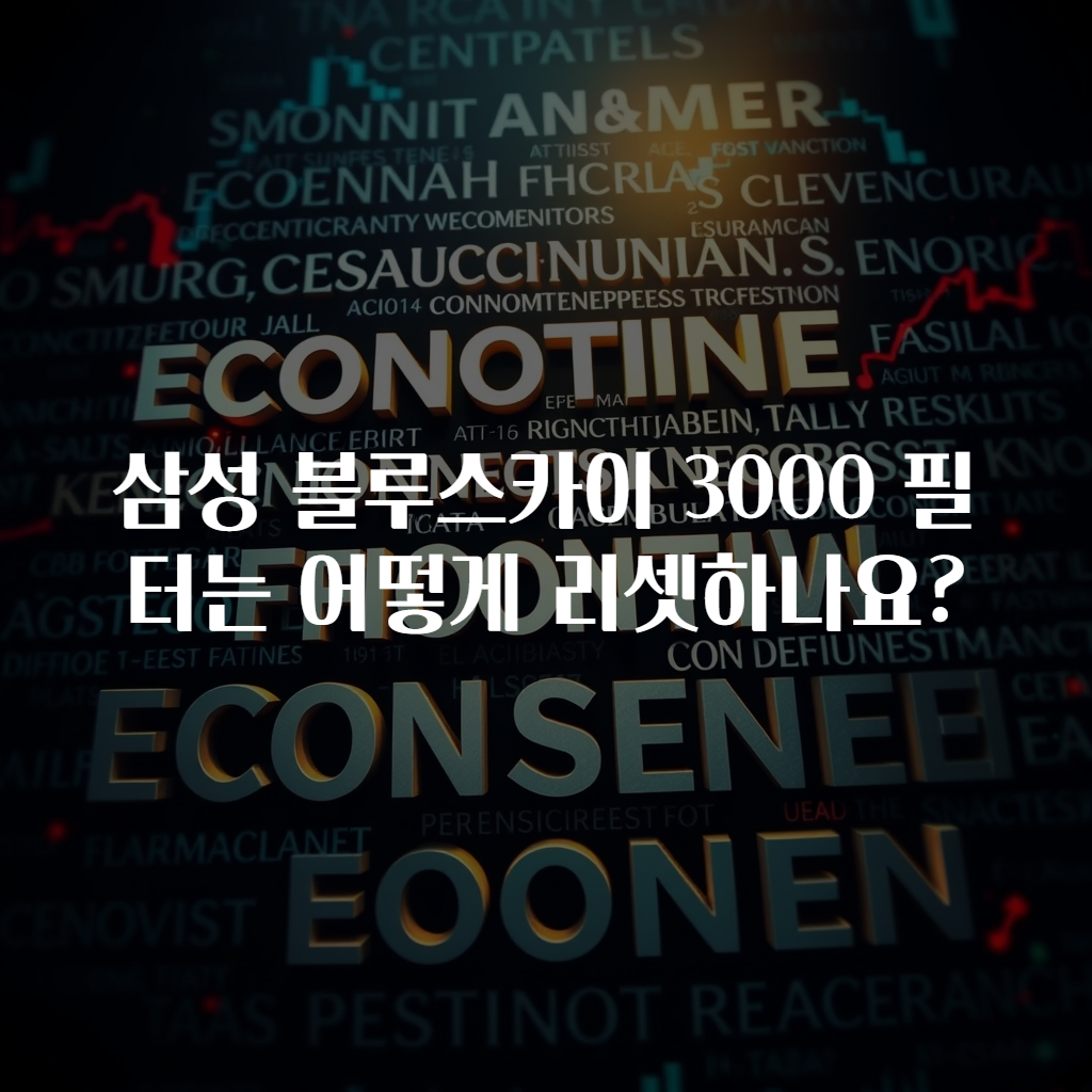 삼성 블루스카이 3000 필터는 어떻게 리셋하나요?